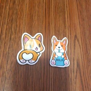 Corgi stickers